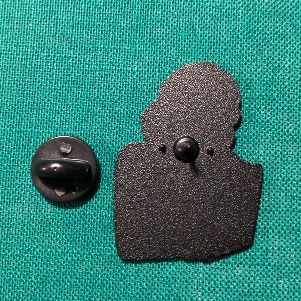Plot Twist Enamel Pin - Picture 3 of 3